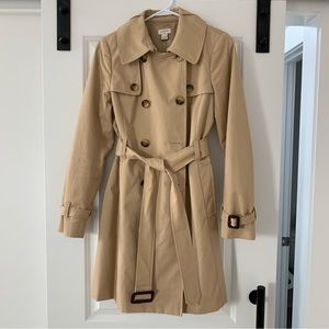 J Crew Factory classic trenchcoat